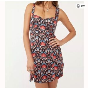 Free People Sasha Floral Mini Dress Size Medium